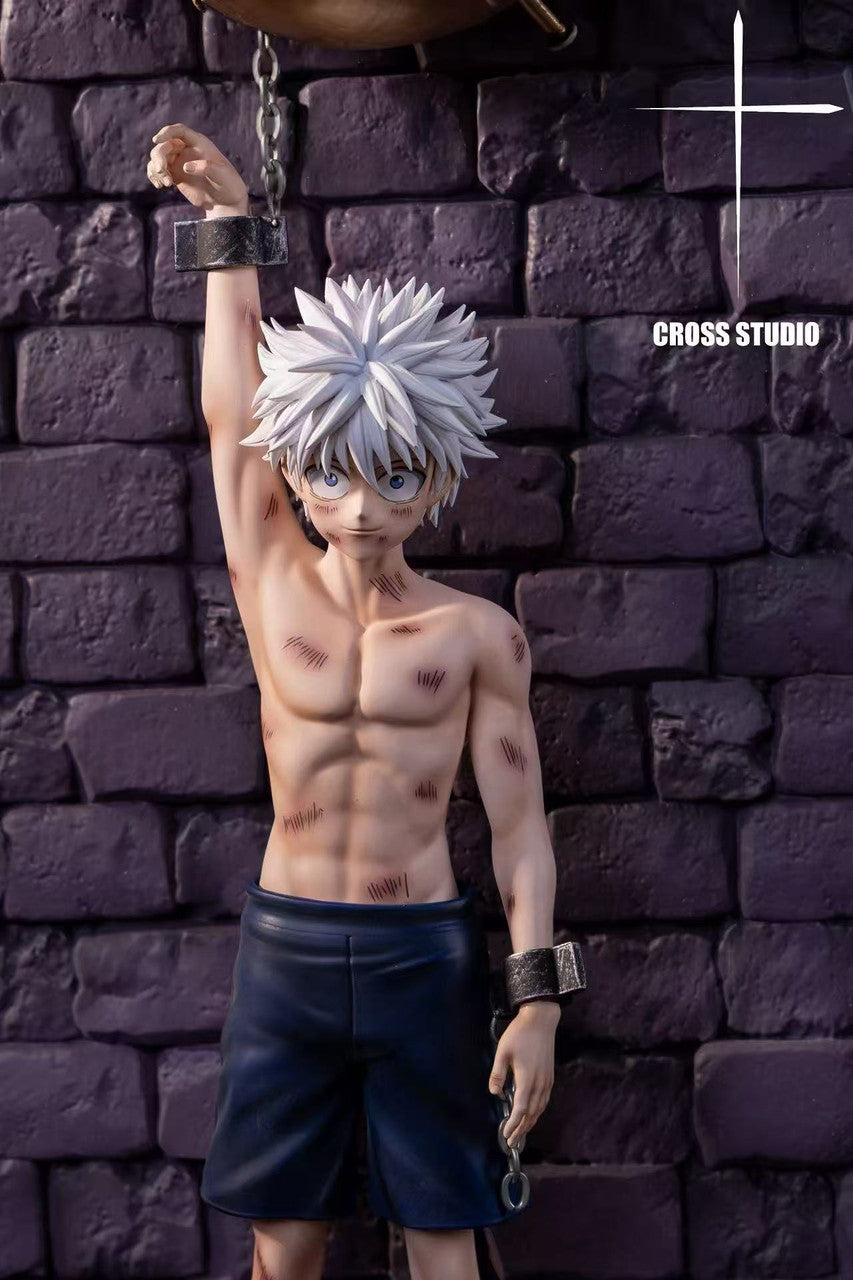 [Pre-Order Closed] Cross Studio - Statue - Hunter x Hunter Hanging and beating Killua