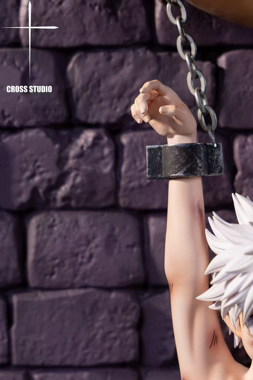 [Pre-Order Closed] Cross Studio - Statue - Hunter x Hunter Hanging and beating Killua