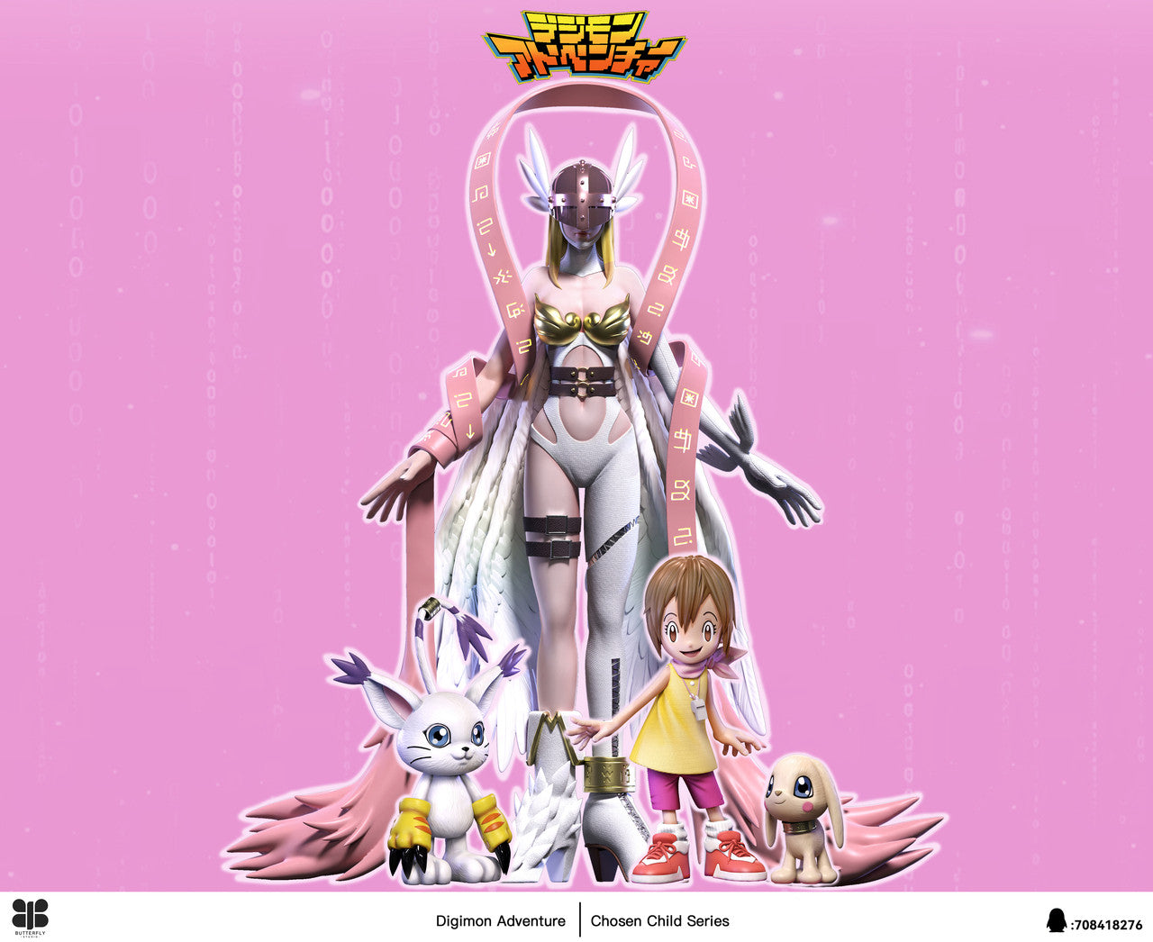 [Pre-Order] Butterfly Studio - Statue - Angewomon X Salamon Digimon