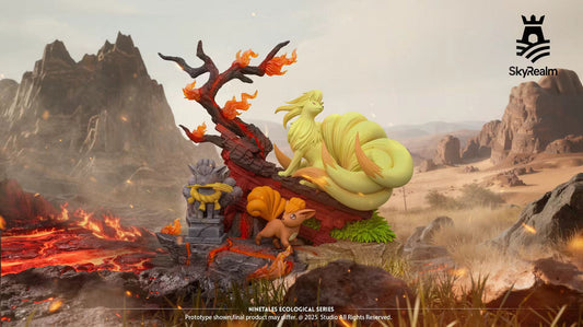 [Pre-Order] SkyRealm Studio - Statue - 1/20 Ecological Scene Ninetales Evolution Set Pokémon