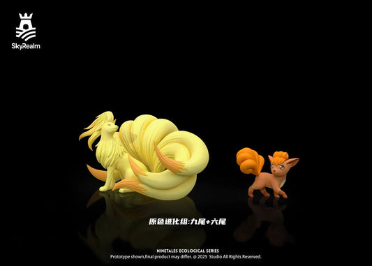 [Pre-Order Closed] SkyRealm Studio - Statue - 1/20 Ecological Scene Ninetales Evolution Set Pokémon