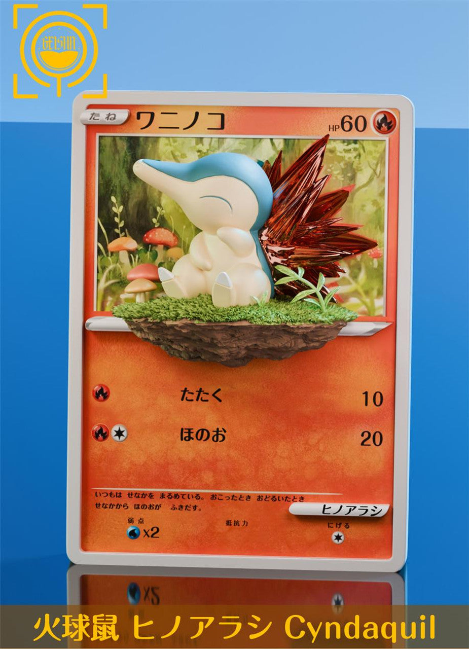 [Pre-Order] GEISHA Studio - Statue - Cards Episode #23 Chikorita #24 Totodile #25 Cyndaquil Pokémon