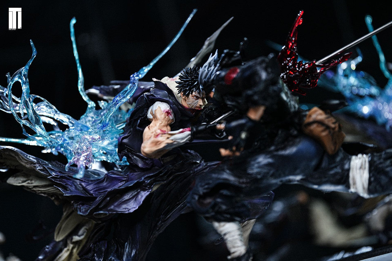 [Warehouse in Stock] Iron Curtain Studio - Statue - Naruto Battle Series 1 Kakashi and Obito's Fateful Duel