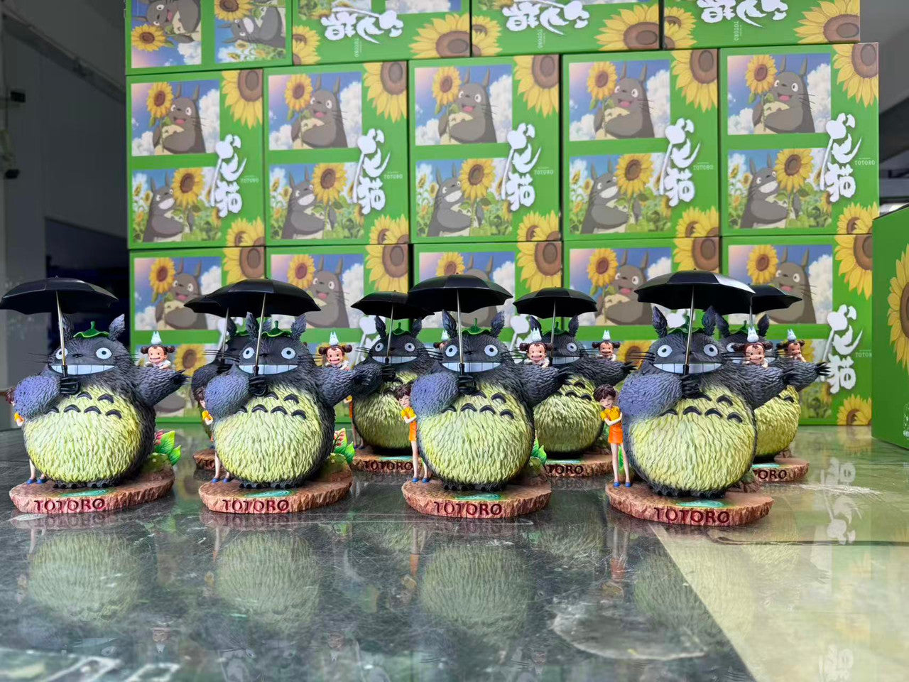 [Warehouse in Stock] Miao Li Studio - Statue - My Neighbor Totoro Umbrella Totoro