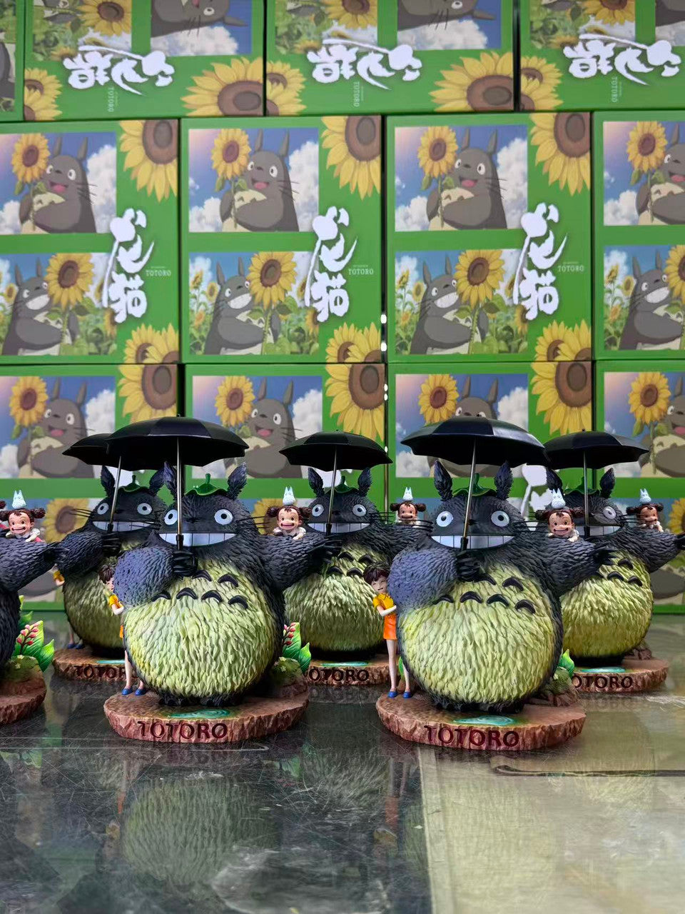 [Warehouse in Stock] Miao Li Studio - Statue - My Neighbor Totoro Umbrella Totoro