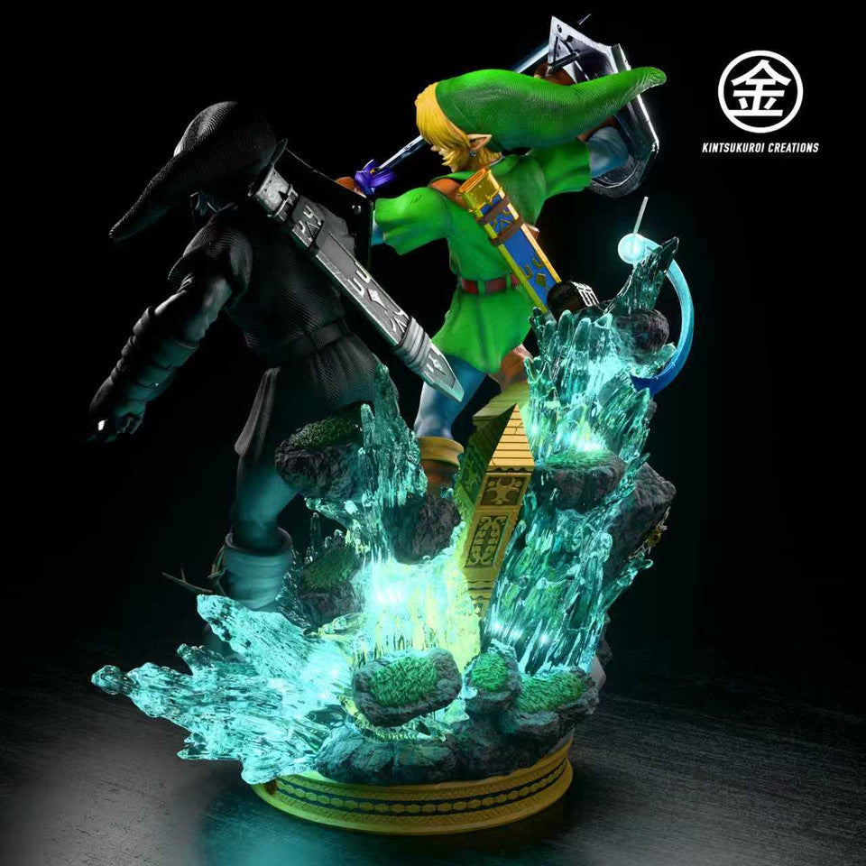 [Pre-Order] Kintsukuroi creations Studio - Statue - LINK VS DARK LINK 14 & 16 DIORAMA The Legend of Zelda