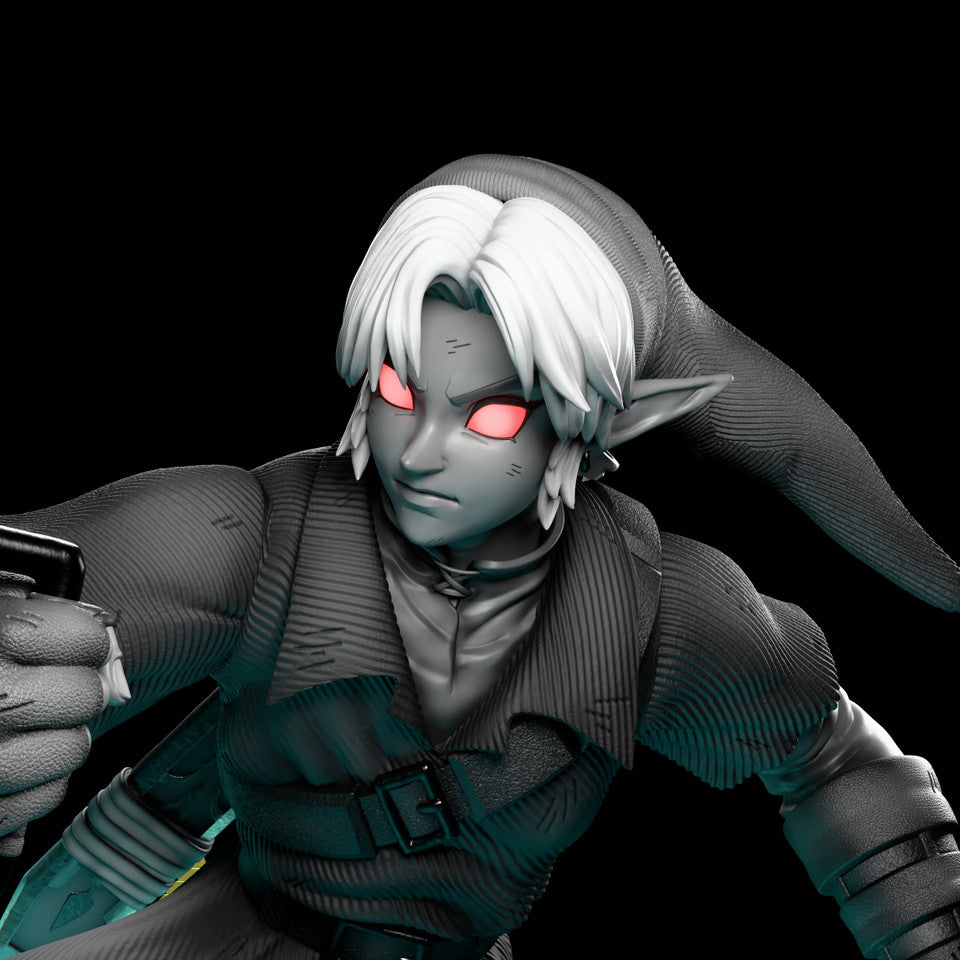 [Pre-Order] Kintsukuroi creations Studio - Statue - LINK VS DARK LINK 14 & 16 DIORAMA The Legend of Zelda