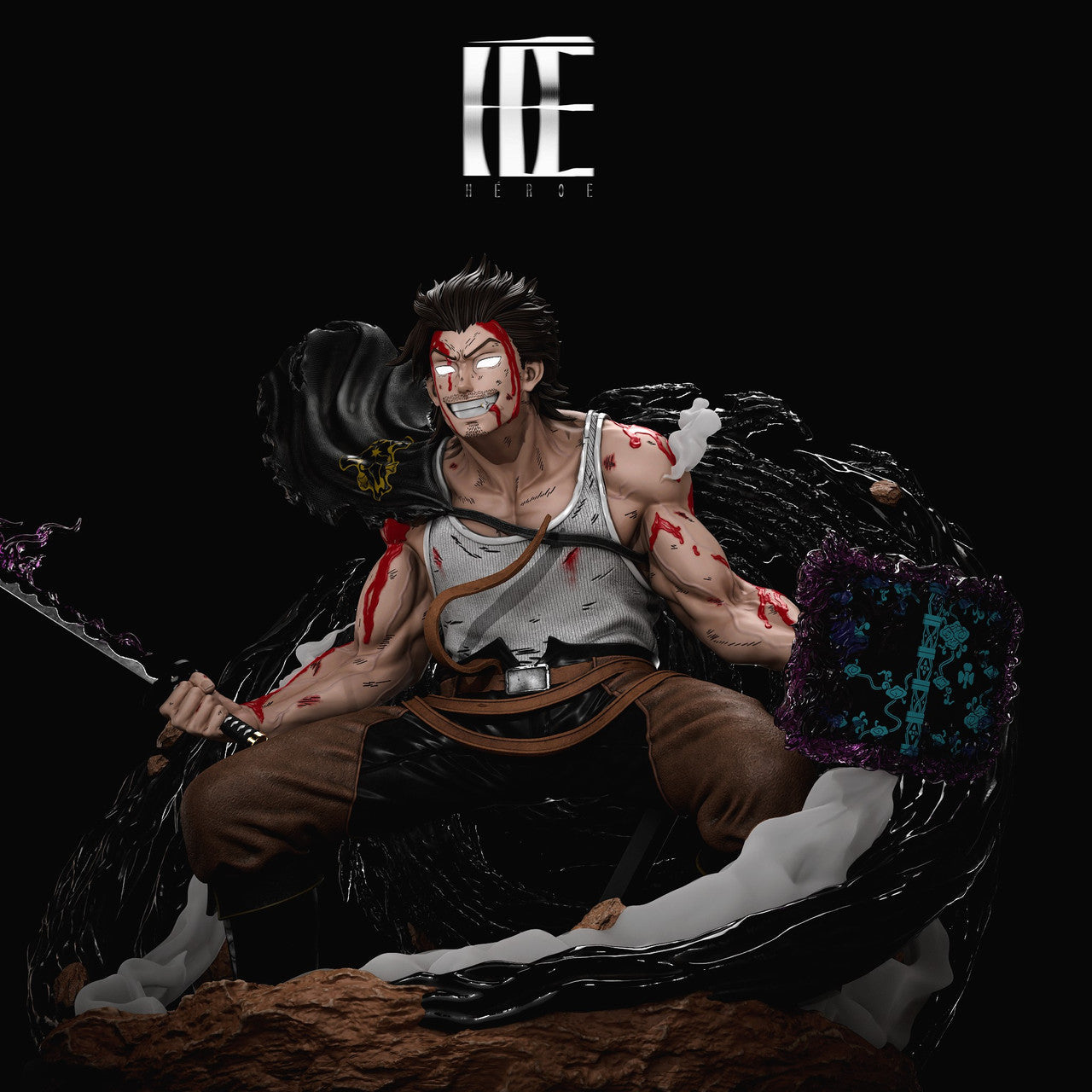 [Pre-Order] Héroe Collectibles - Statue - Yami Sukehiro Black Clover