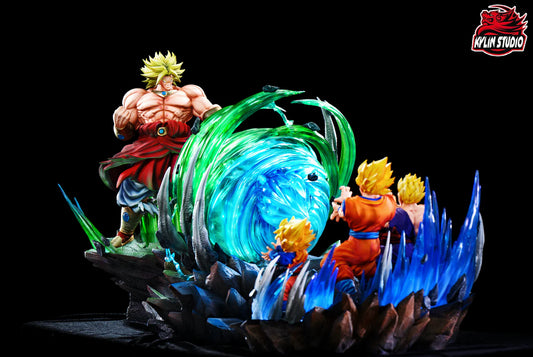 [Pre-Order Closed] Kylin Studio - Statue - Dragon Ball Broly VS Goku Gohan Goten