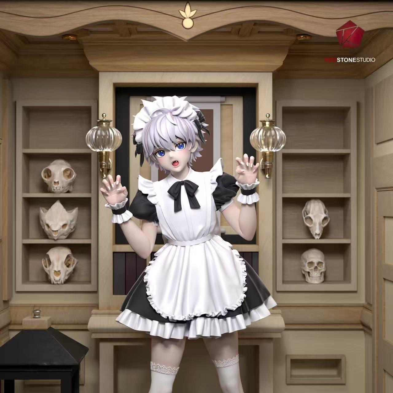 [Pre-Order] Red Stone Studio - Statue - Hunter x Hunter Killua Zoldyck maid outfit