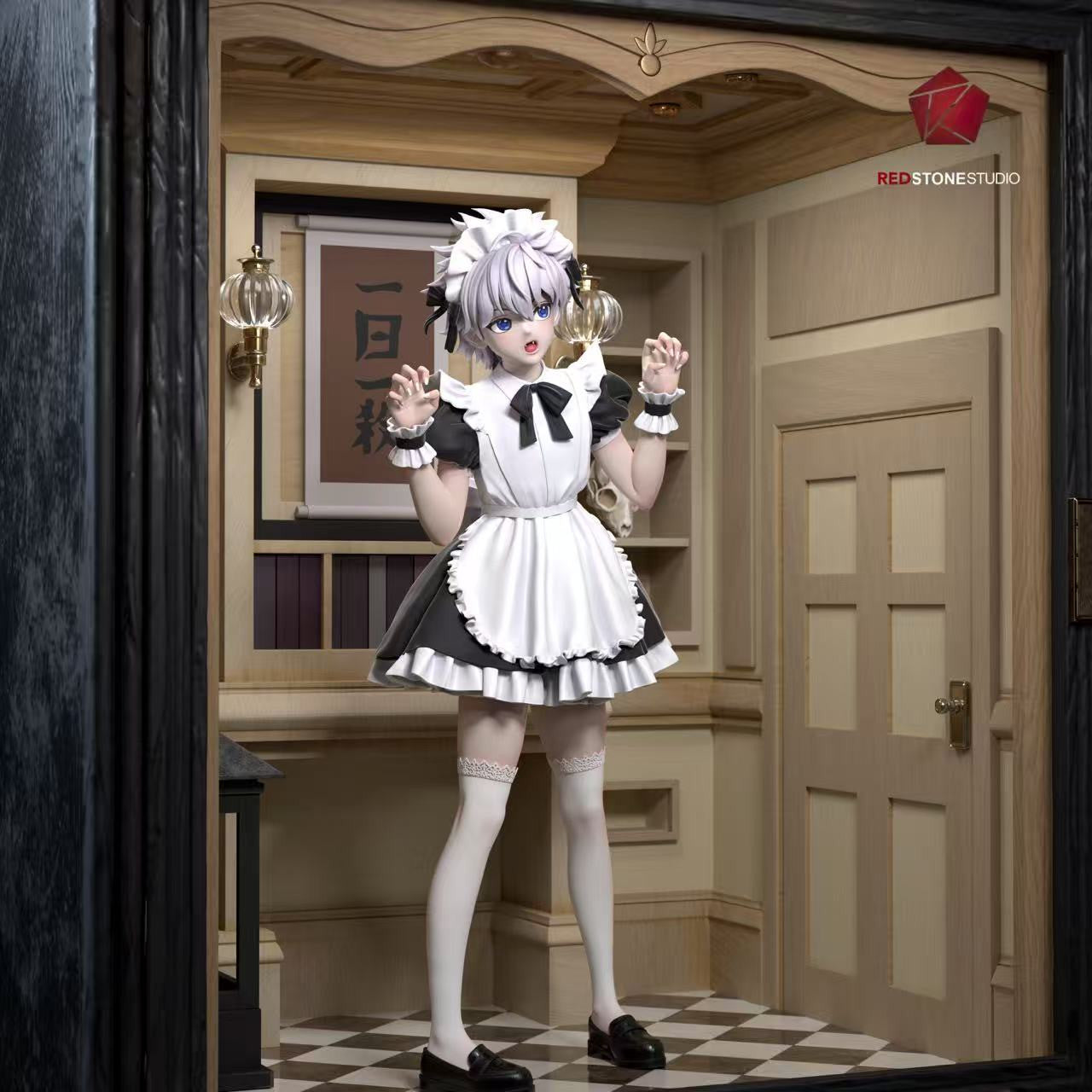 [Pre-Order] Red Stone Studio - Statue - Hunter x Hunter Killua Zoldyck maid outfit