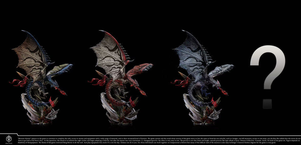 [Pre-Order] Edge Studio & S6 Studio - Statue - Monster Hunter - Rathalos & Azure Rathalos & Silver Rathalos