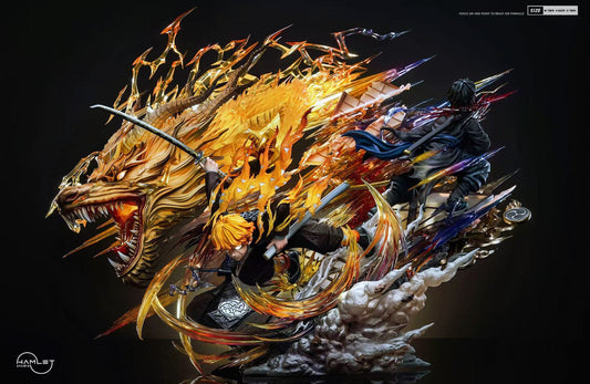 [Pre-Order] Hamlet Studio - Statue - Zenitsu Agatsuma God of Fire Thunder Demon Slayer