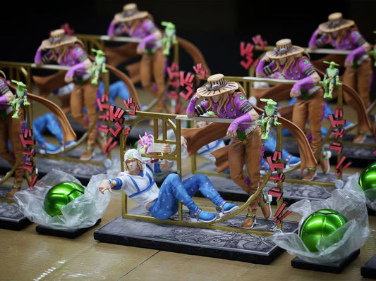 [Pre-Order Closed] CHIKARA Studio  - Statue - JOJO's Bizarre Adventure - SBR Johnny Joestar & Gyro Zeppeli