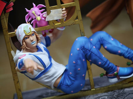 [Warehouse in Stock] CHIKARA Studio  - Statue - JOJO's Bizarre Adventure - SBR Johnny Joestar & Gyro Zeppeli
