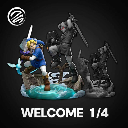 [Pre-Order] Dream Studio - Statue - Link Vs Dark Link The Legend of Zelda