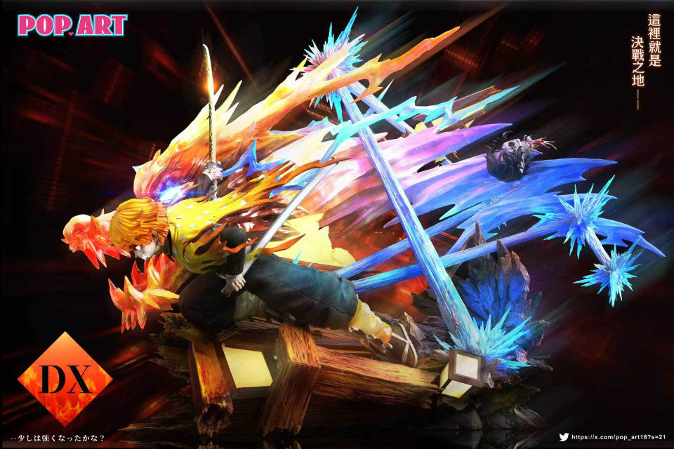[Pre-Order] POP.ART Studio - Statue - Flaming Thunder God Zenitsu Agatsuma with LED Demon Slayer