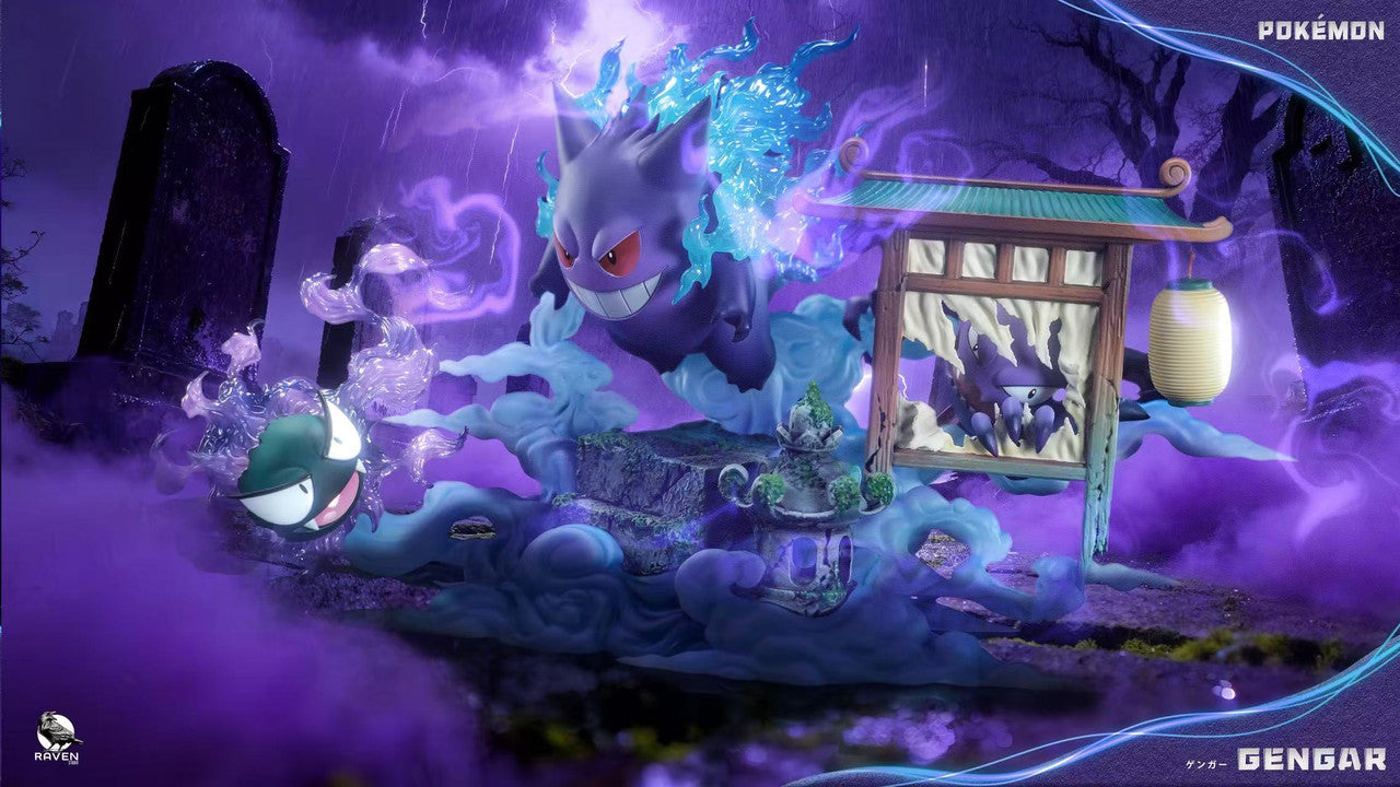 [Pre-Order] Raven Studio - Statue - Night Parade of One Hundred Demons Series 01 Gengar Pokémon