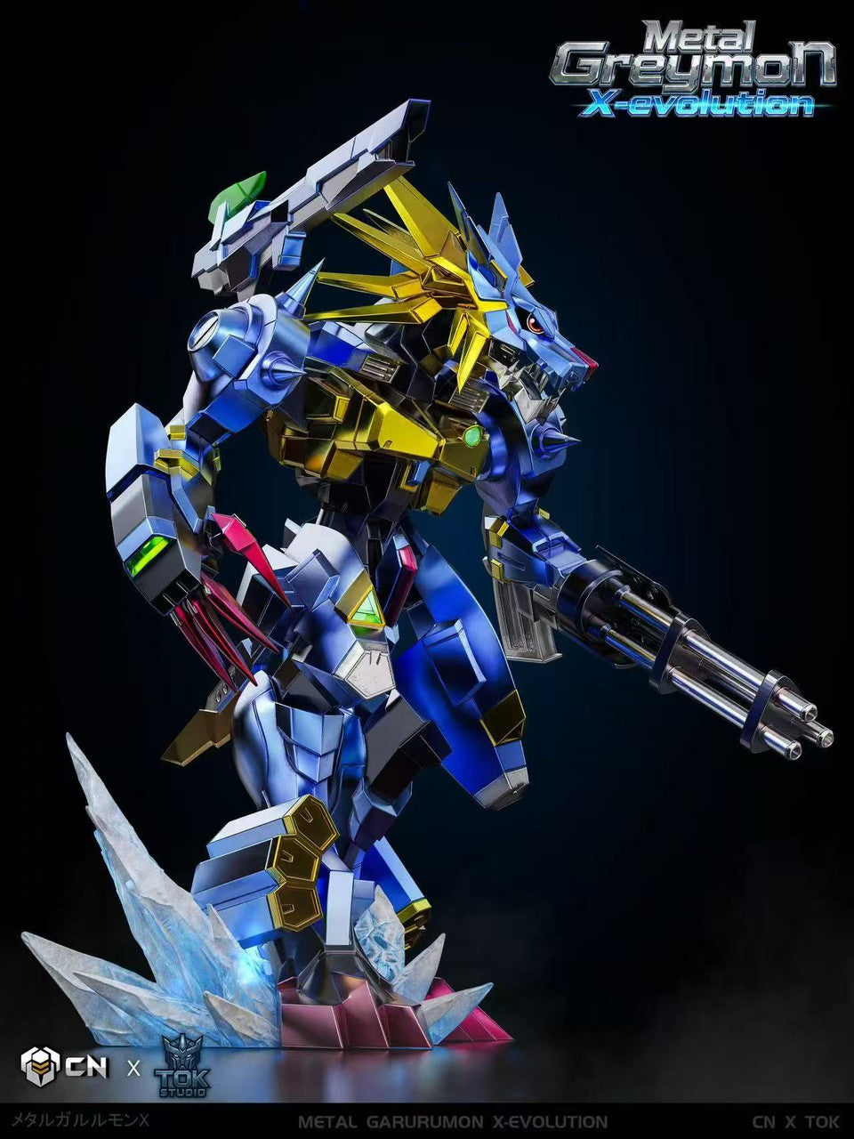 [Pre-Order] Crazy Nest Studio & TOK Studio - Statue - Digimon - MetalGreymon X-evolution