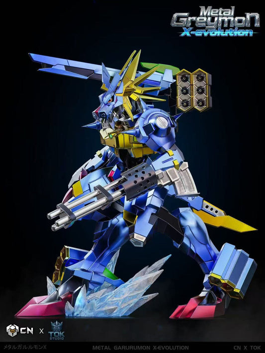 [Pre-Order] Crazy Nest Studio & TOK Studio - Statue - Digimon - MetalGreymon X-evolution