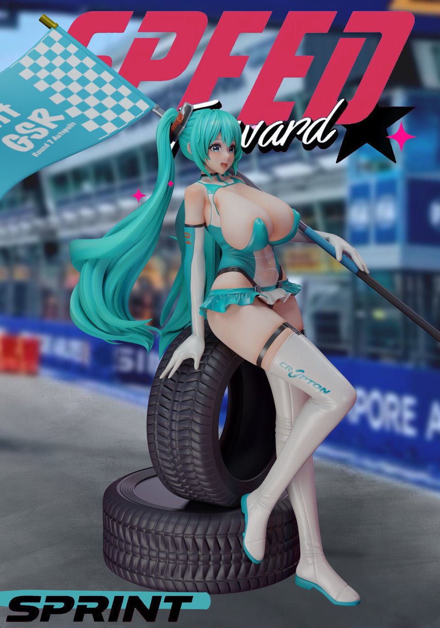 [Pre-Order] SC Studio - Statue - Project Sekai - Racing Girl Hatsune Miku