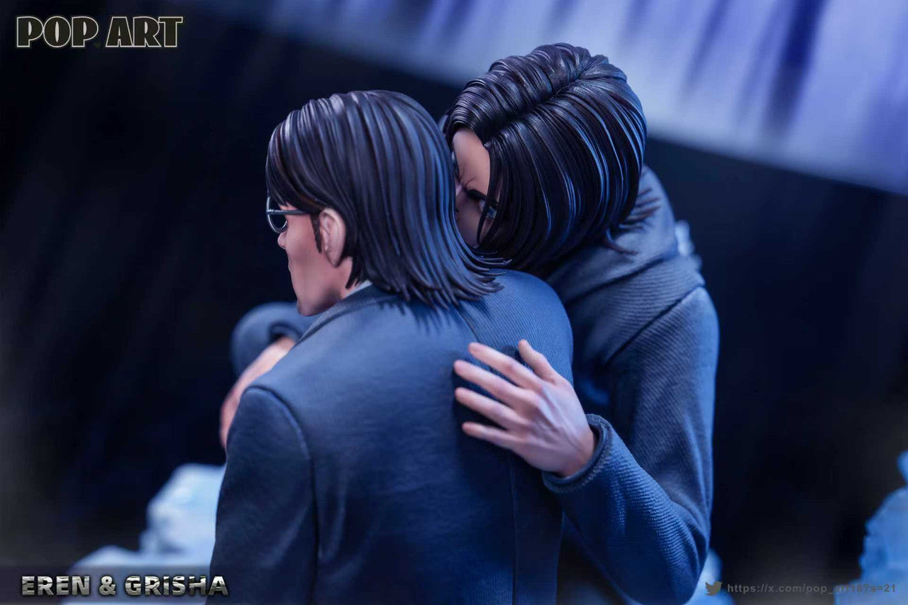 [Pre-Order] POP.ART Studio - Statue - Attack on Titan Eren Jeager & Grisha Jaeger