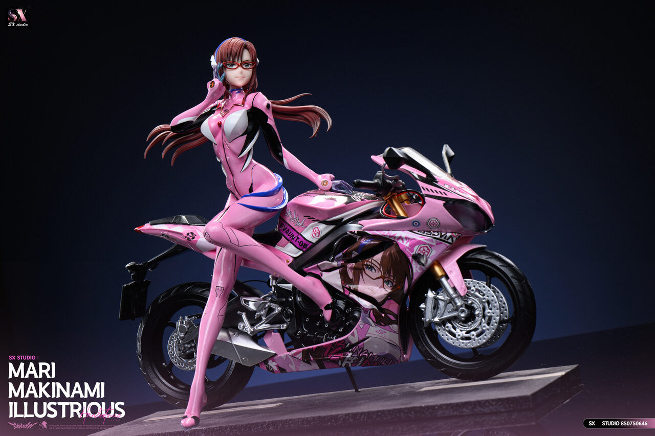 [Pre-Order] SX Studio - Statue - Neon Genesis Evangelion - Motorcycle Girl Mari Makinami Illustrious