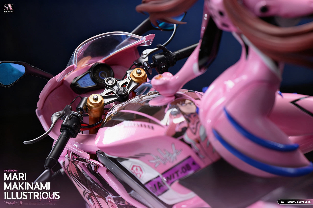 [Pre-Order] SX Studio - Statue - Neon Genesis Evangelion - Motorcycle Girl Mari Makinami Illustrious