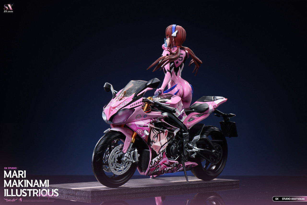 [Pre-Order] SX Studio - Statue - Neon Genesis Evangelion - Motorcycle Girl Mari Makinami Illustrious