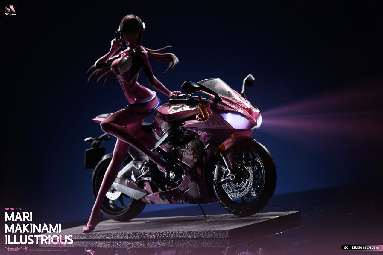 [Pre-Order] SX Studio - Statue - Neon Genesis Evangelion - Motorcycle Girl Mari Makinami Illustrious