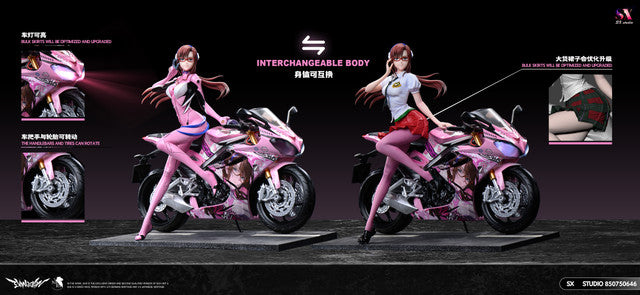 [Pre-Order] SX Studio - Statue - Neon Genesis Evangelion - Motorcycle Girl Mari Makinami Illustrious