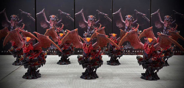 [Warehouse in Stock] S6 studio - Statue - Monster Hunter - Flame King Dragon Teostra