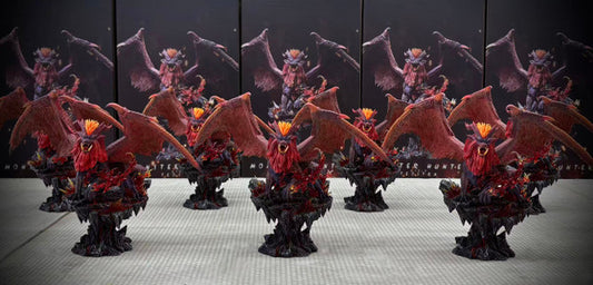 [Warehouse in Stock] S6 studio - Statue - Monster Hunter - Flame King Dragon Teostra