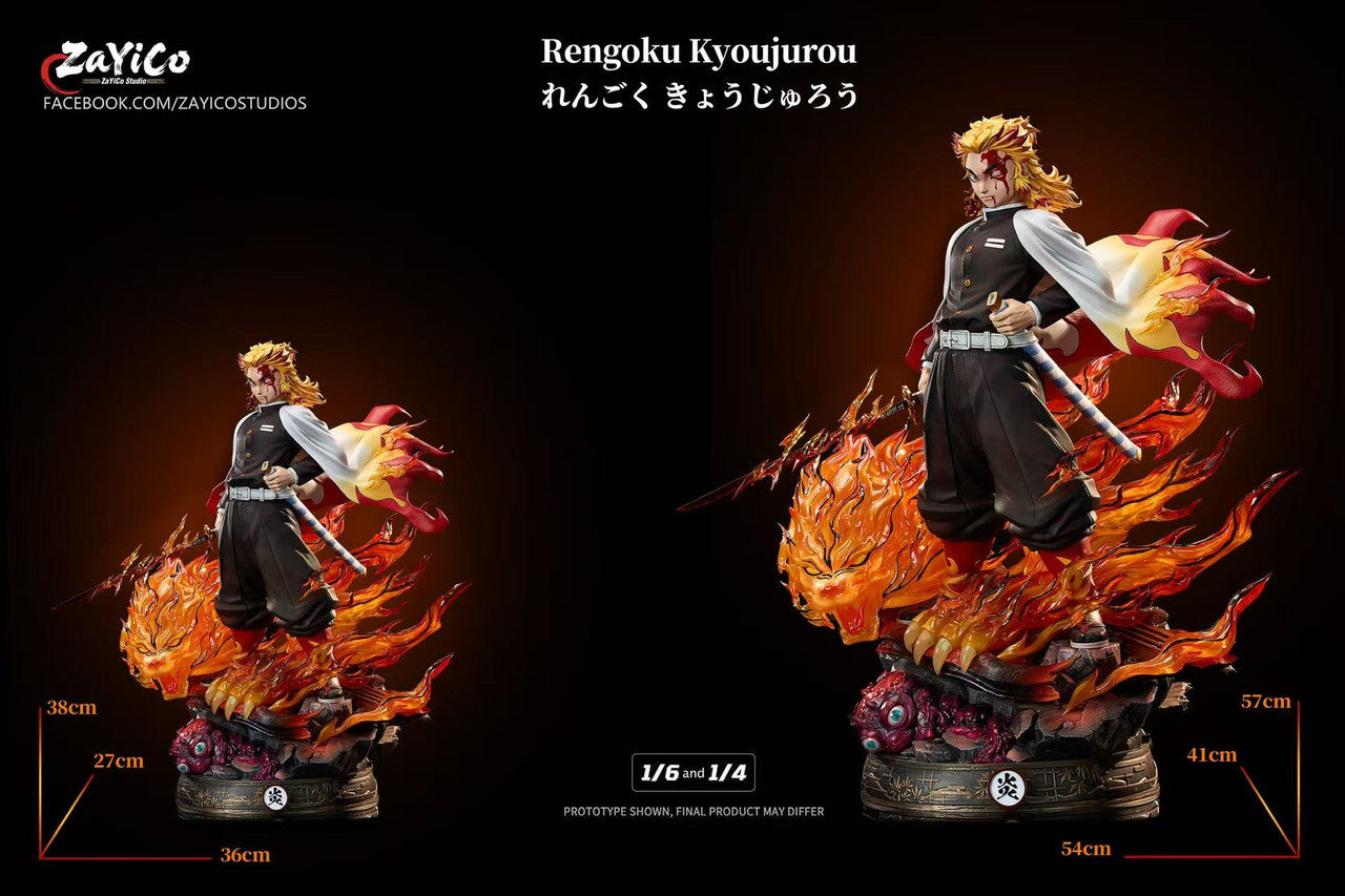 [Pre-Order] Zayico Studio - Statue - Rengoku Kyoujurou with LED Demon Slayer