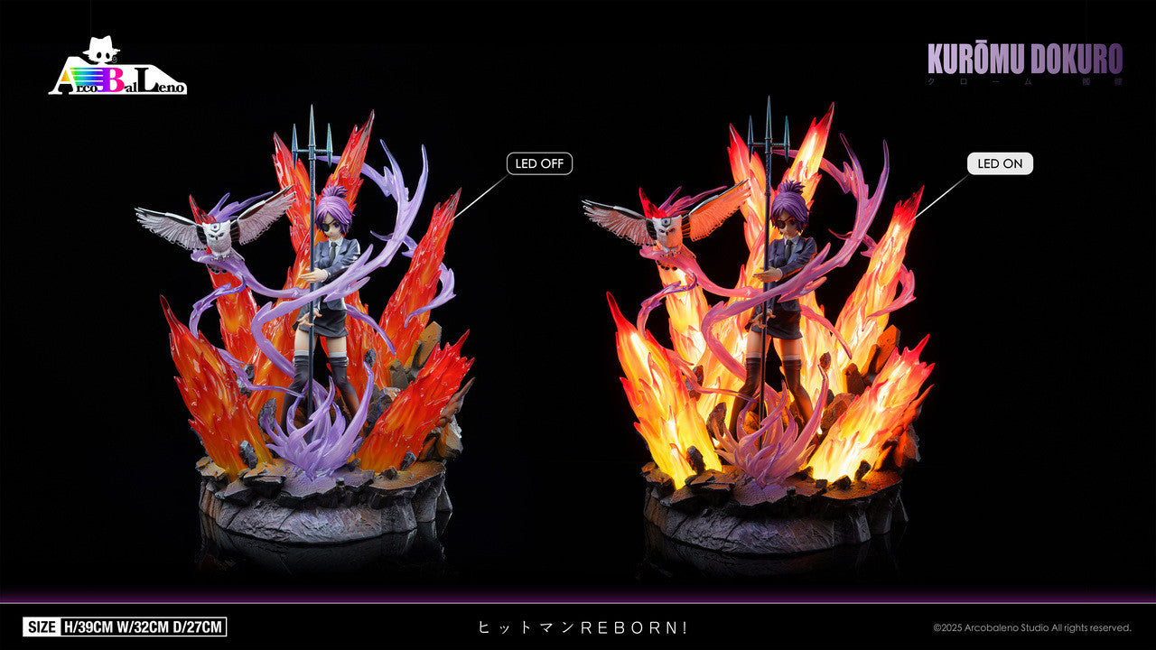 [Pre-Order] Arcobaleno Studio - Statue - Katekyo Hitman Reborn - Kurōmu Dokuro with LED