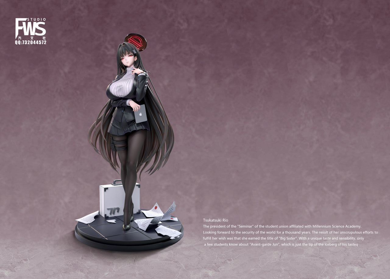 [Pre-Order] FWS Studio - Statue - Exclusive secretary Tsukatsuki Rio Blue Archive