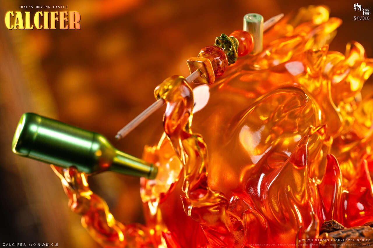 [Pre-Order] Wu Yu Studio - Statue - Calcifer Eating Hair Howl's Moving Castle