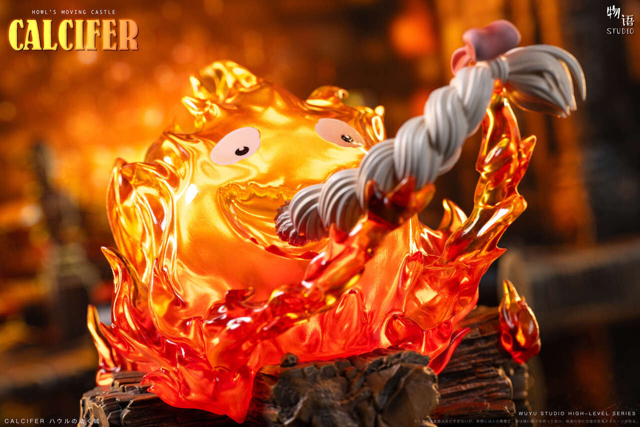 [Pre-Order] Wu Yu Studio - Statue - Calcifer Eating Hair Howl's Moving Castle
