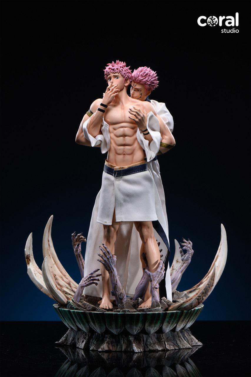 [Pre-Order] Coral Studio - Statue - Jujutsu Kaisen - Ryomen Sukuna & Yuji Itadori