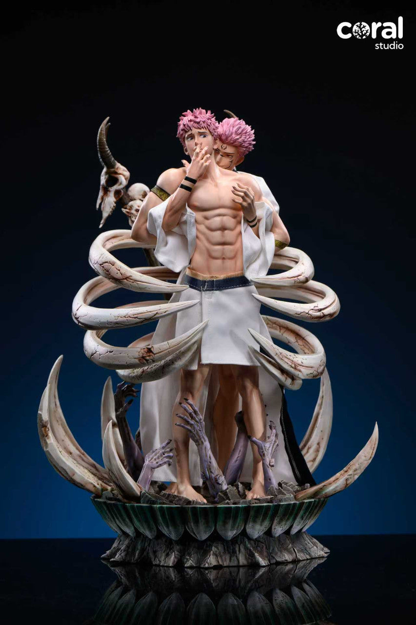 [Pre-Order] Coral Studio - Statue - Jujutsu Kaisen - Ryomen Sukuna & Yuji Itadori