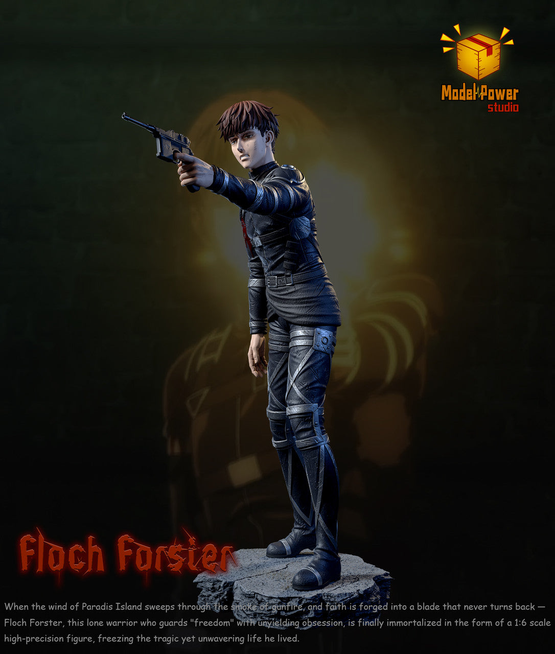 [Pre-Order] Model Power Studio - Statue - Floch Forster Attack on Titan