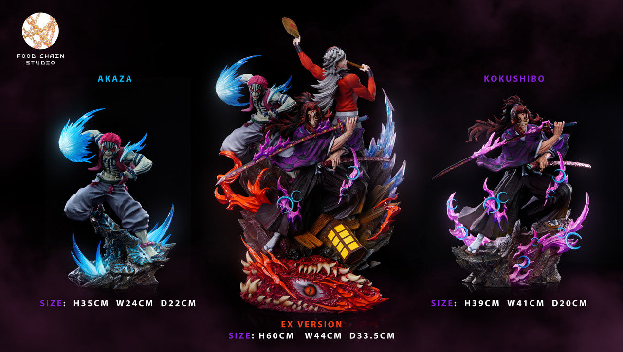 [Pre-Order] Food Chain Studio - Statue - Kokushibo & Akaza & Douma with LED Demon Slayer