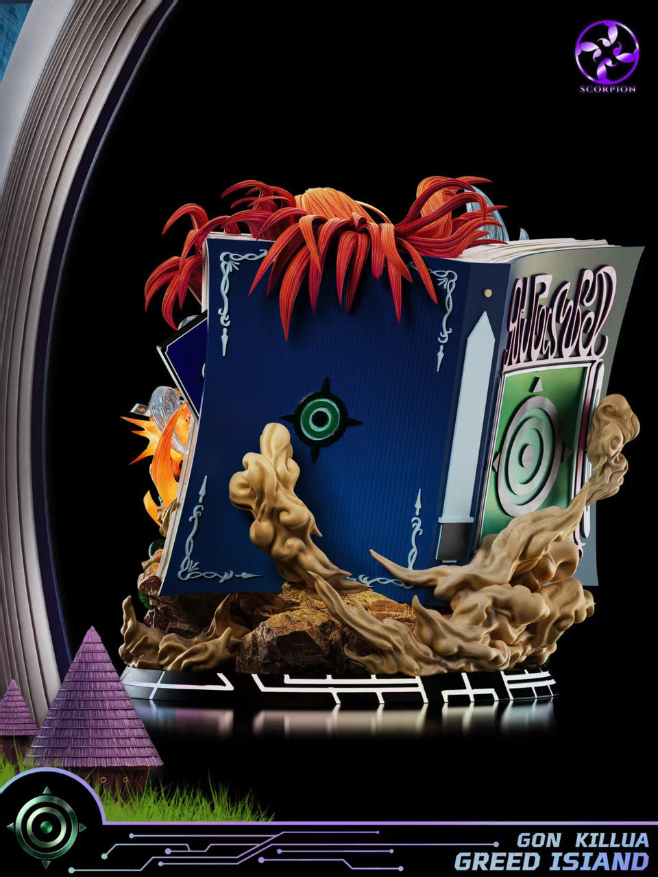 [Pre-Order] Scorpion Studio - Statue - Greed Island Arc Gon X Killua Hunter x Hunter