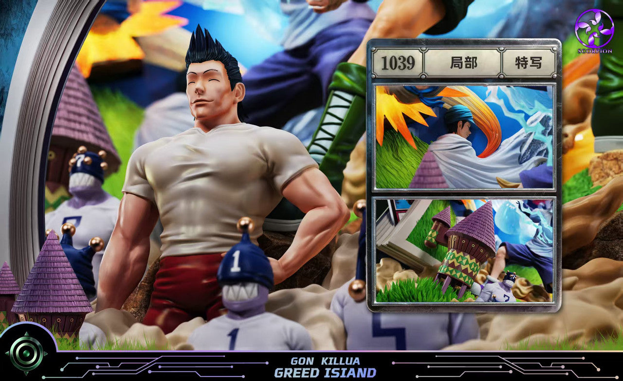 [Pre-Order] Scorpion Studio - Statue - Greed Island Arc Gon X Killua Hunter x Hunter