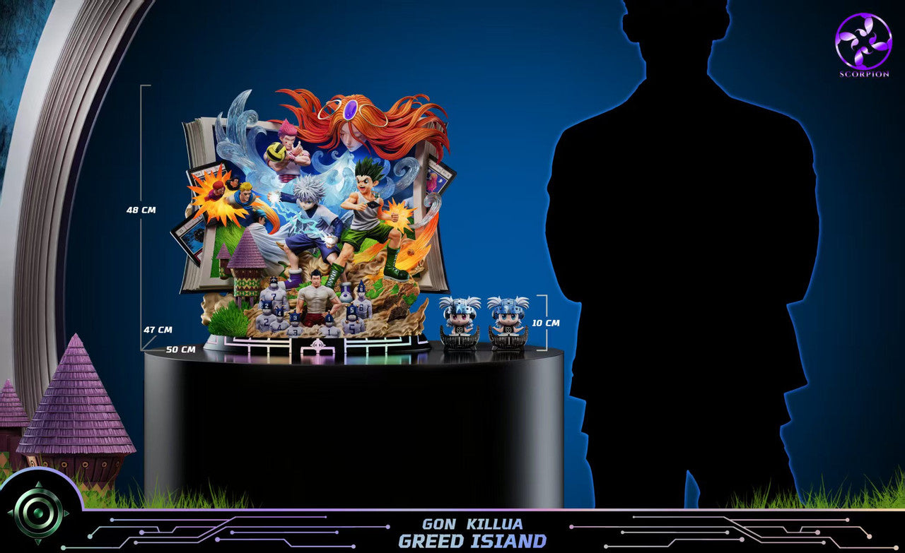 [Pre-Order] Scorpion Studio - Statue - Greed Island Arc Gon X Killua Hunter x Hunter