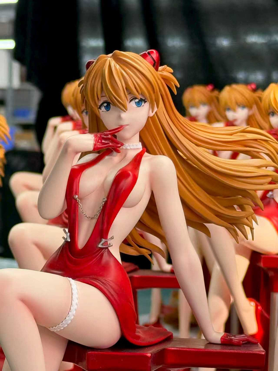 [Warehouse in Stock] Wonderland Studio - Statue - Neon Genesis Evangelion Dress Girl ASUKA
