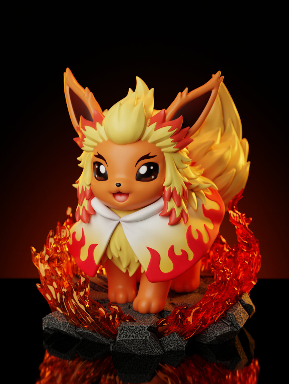 [Pre-Order] ZH Studio - Statue - Pokémon Flareon cos Rengoku Kyoujurou