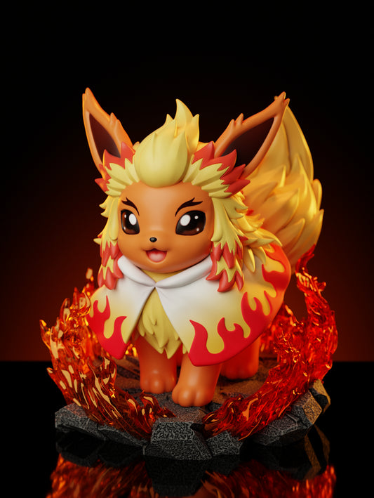[Pre-Order] ZH Studio - Statue - Pokémon Flareon cos Rengoku Kyoujurou