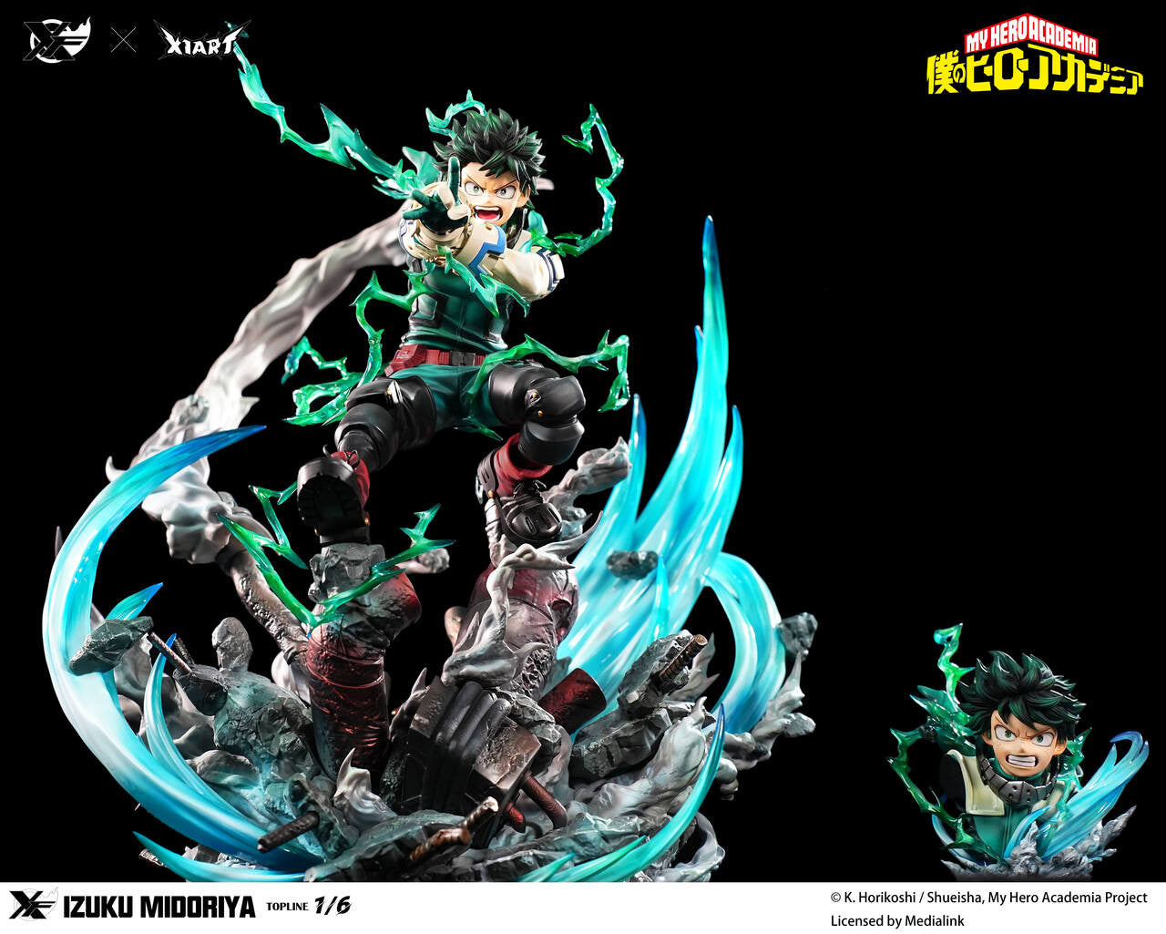 [Pre-Order] XFire & X1ART Studio - Statue - My Hero Academia - Izuku Midoriya