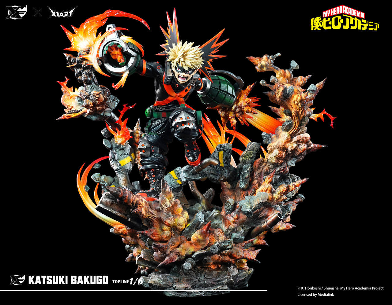 [Pre-Order] XFire & X1ART Studio - Statue - My Hero Academia - Katsuki Bakugo